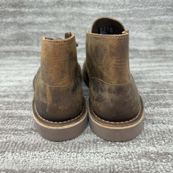 Clarks Men’s Bushacre 2 Beeswax Chukka Boots Brown Leather Lace Up Size 11.5M main image 5